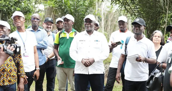 cop-15-la-fao-visite-des-modeles-dagroforesterie-developpes-par-la-sodefor-le-cnra-et-des-cacaoculteurs-a-azaguie