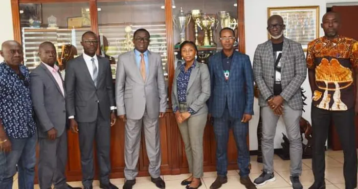 audience-apres-le-renouvellement-des-instances-dirigeantes-une-delegation-de-la-cjsrci-recue-par-le-ministre-paulin-claude-danh