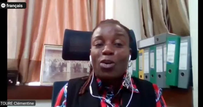 clementine-toure-membre-du-groupe-detude-technique-de-la-caf-le-football-feminin-africain-est-en-net-progres