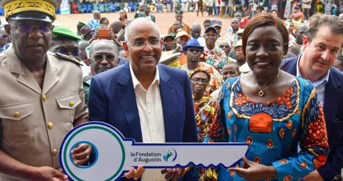 cote-divoire-education-marietou-kone-inaugure-lecole-primaire-de-yapokoi
